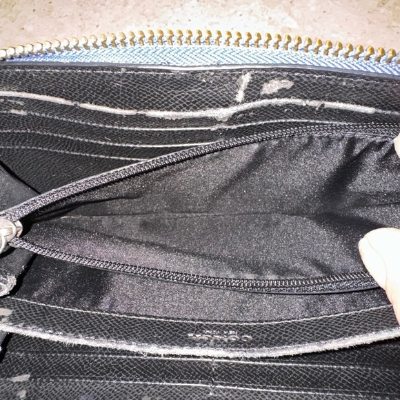 Coach F53426 Star Canyon Quinn Limited Edition Black/Blue Leather Wallet - Picture 5 of 16